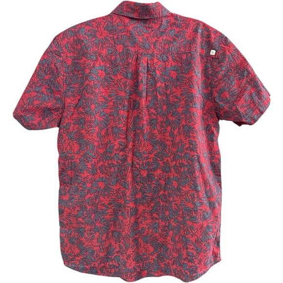 Rip Curl Red and Black Patterned Shirt - Picture 3 of 7